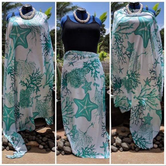 Vintage Aloha 1968 Other - CoverUps by Vintage Aloha 1968 Hawaii Beach Sarong